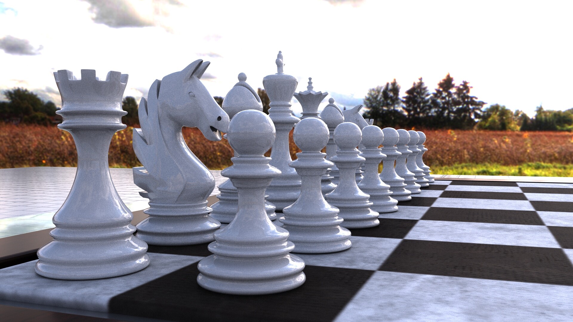 ArtStation - Chessboard Exercise