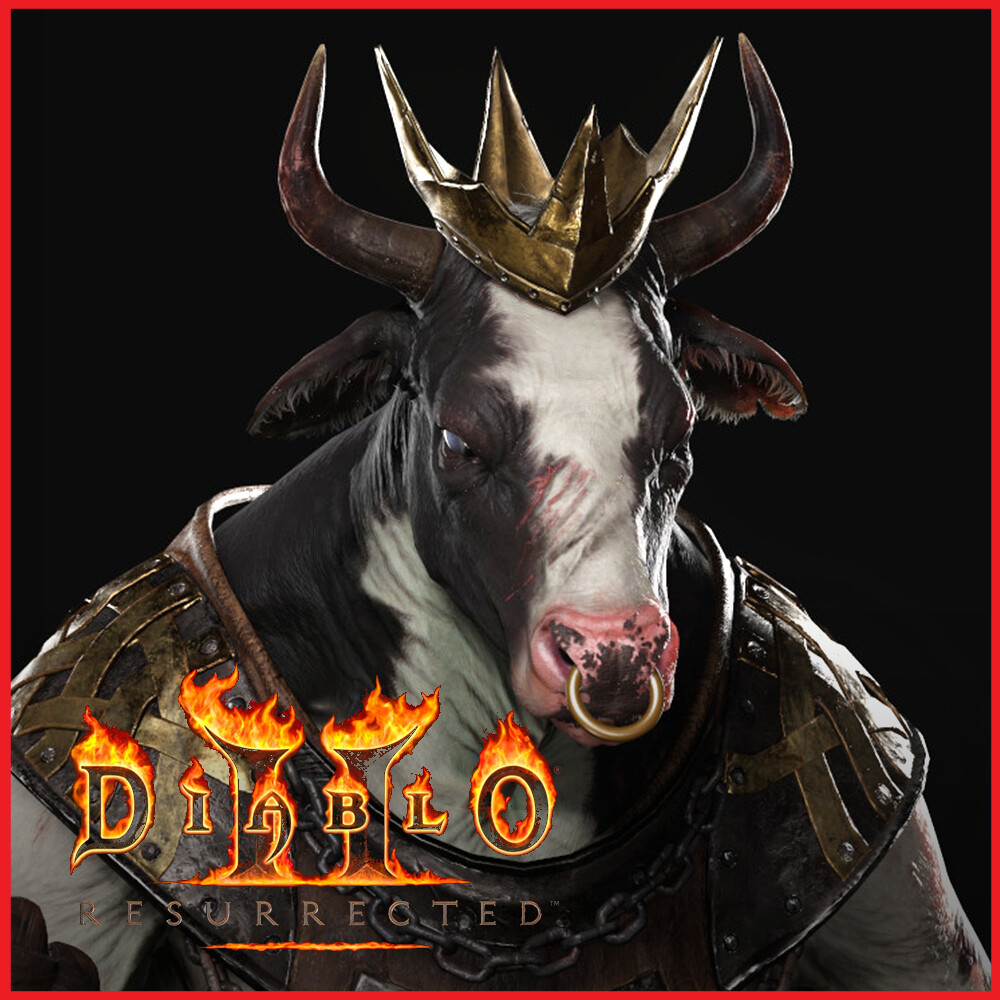 ArtStation - Diablo II: Resurrected - HELL BOVINE