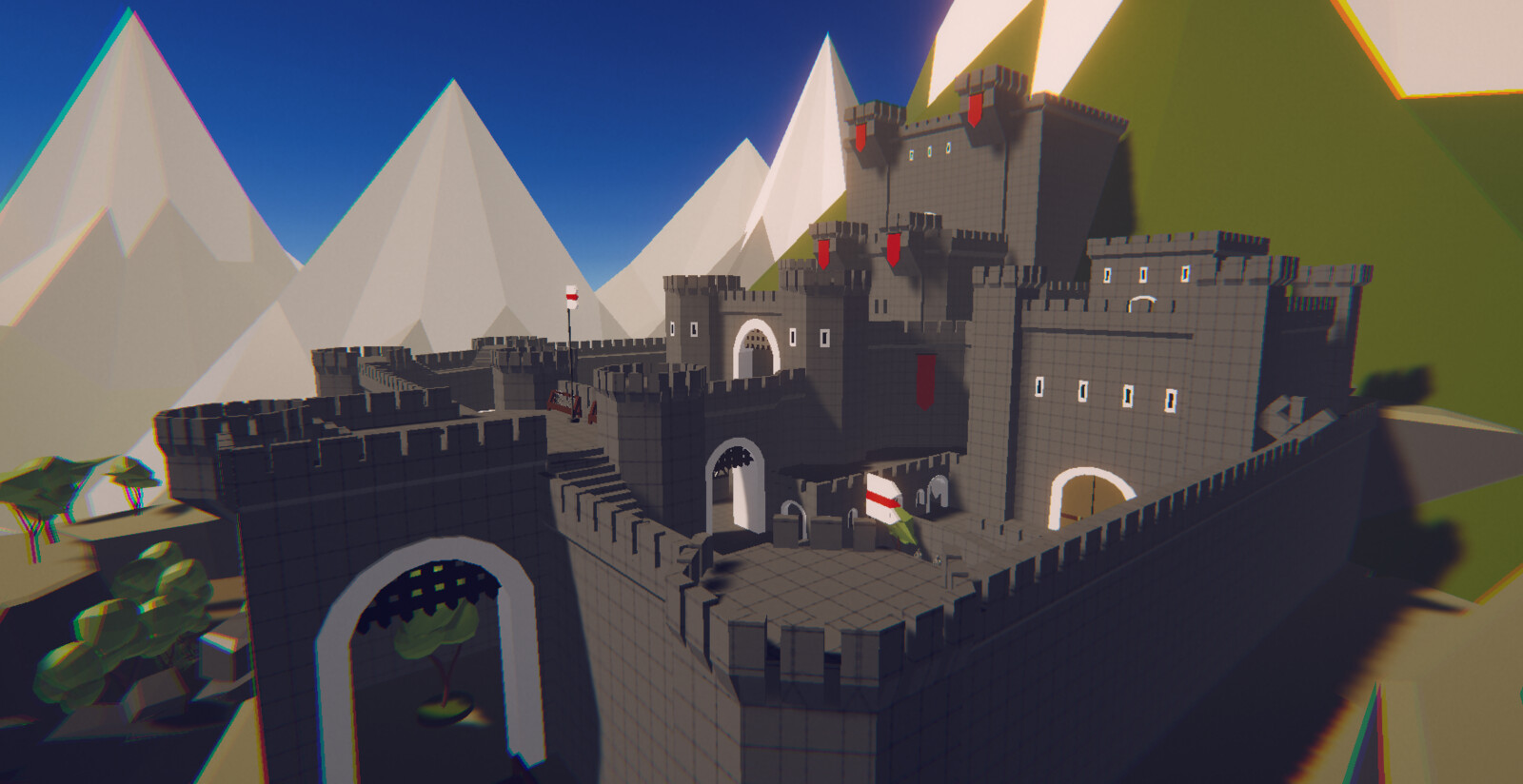 Level design: Abandoned Castle (Blockout/Greybox)