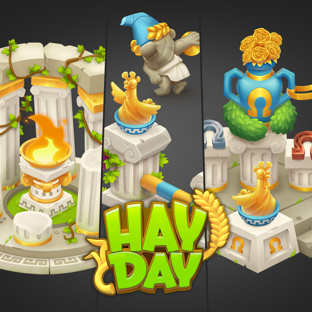 ArtStation Hay Day Olympic Props Set