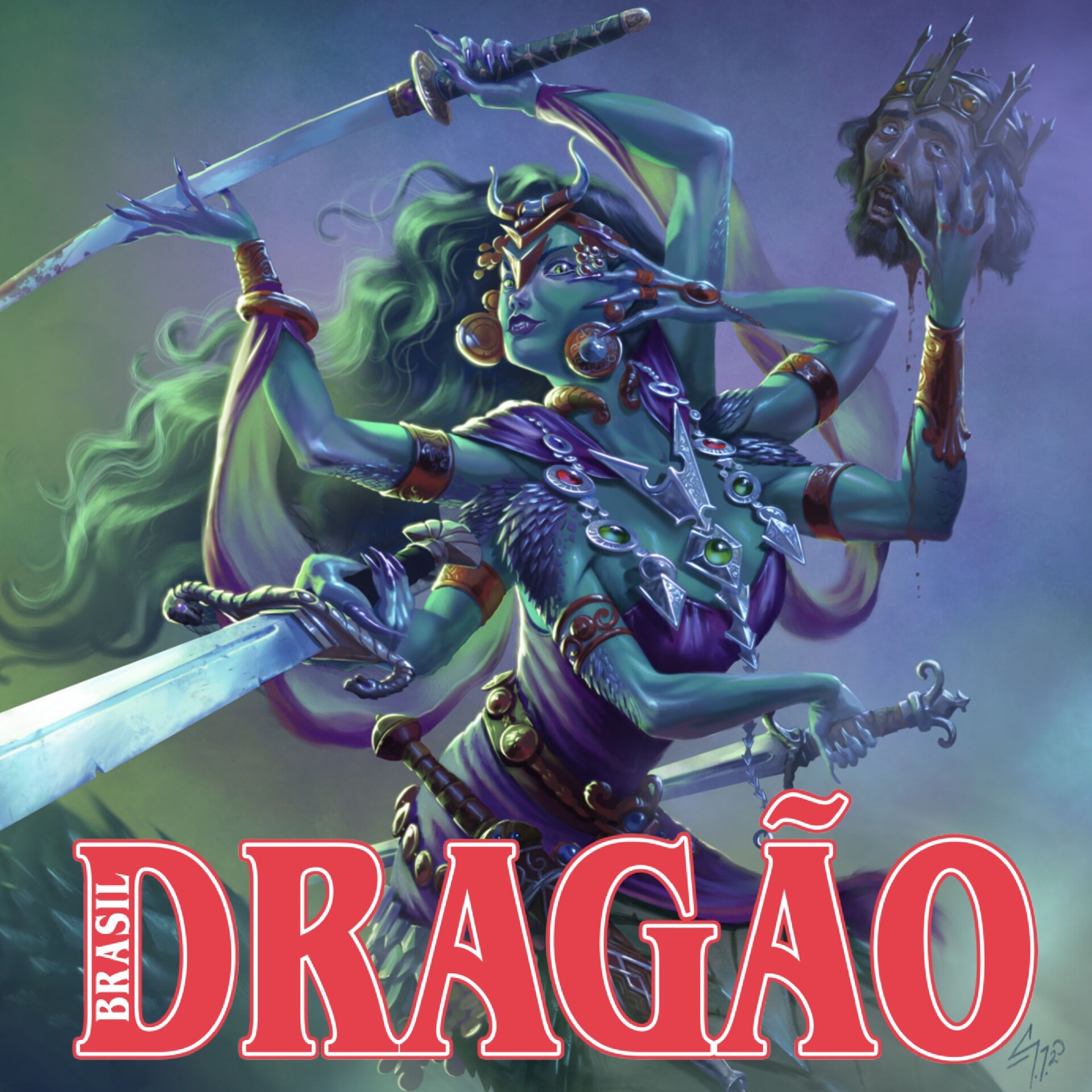 Artstation DragÃo Brasil 162 Magazine Cover