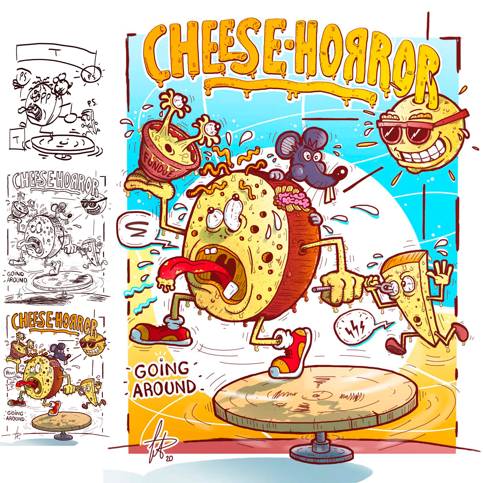ArtStation Cheese horror