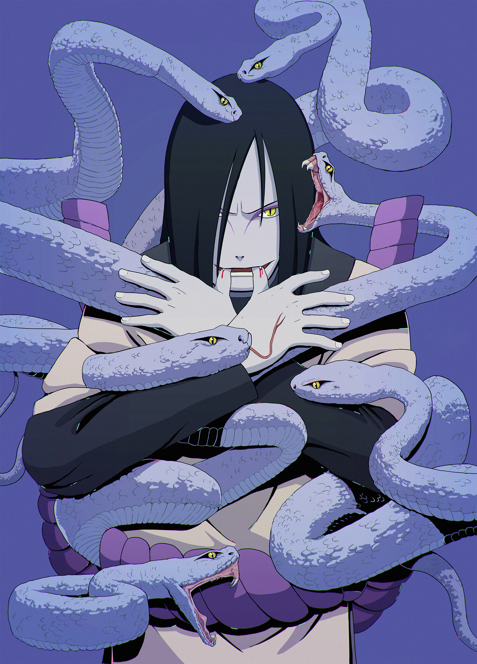 Naruto fan art Prints : https://tinyurl.com/orochimaruprint https://www.ins...