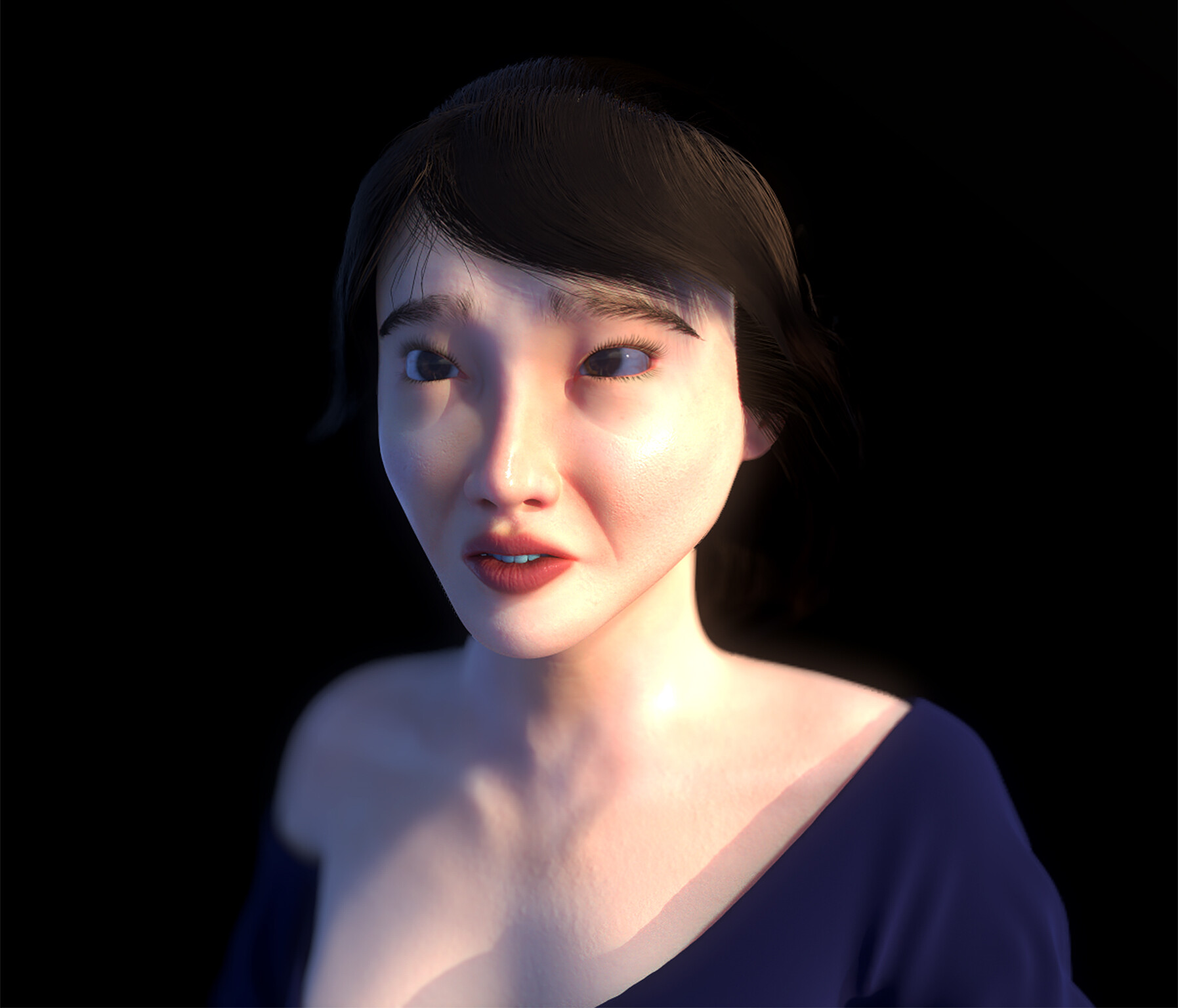 ArtStation - What I think My mother would look like