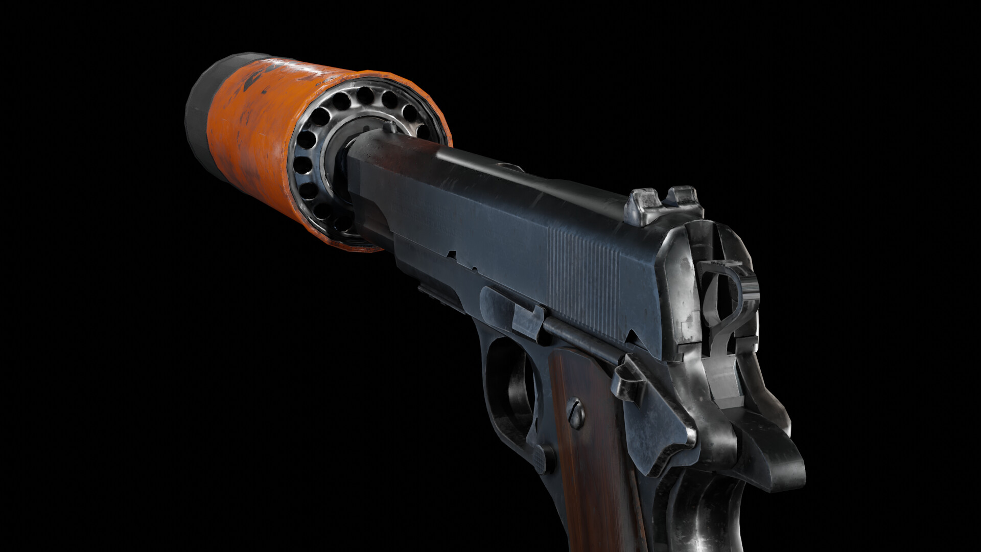 ArtStation Oil Filter Silencer Colt M1911