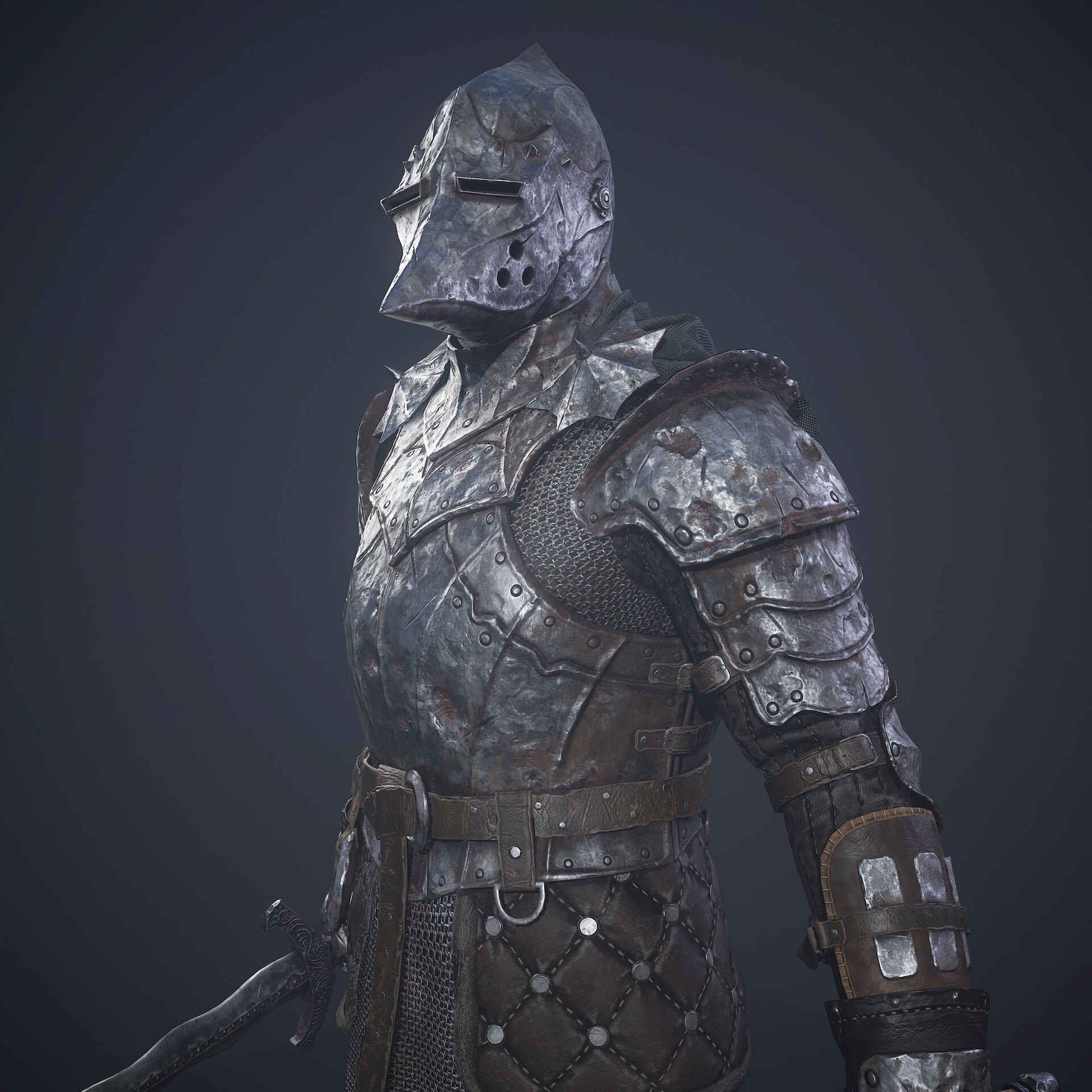 ArtStation - Dark warrior (realtime character)