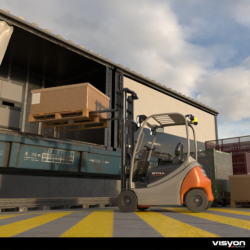 ArtStation - Forklift VR Simulator