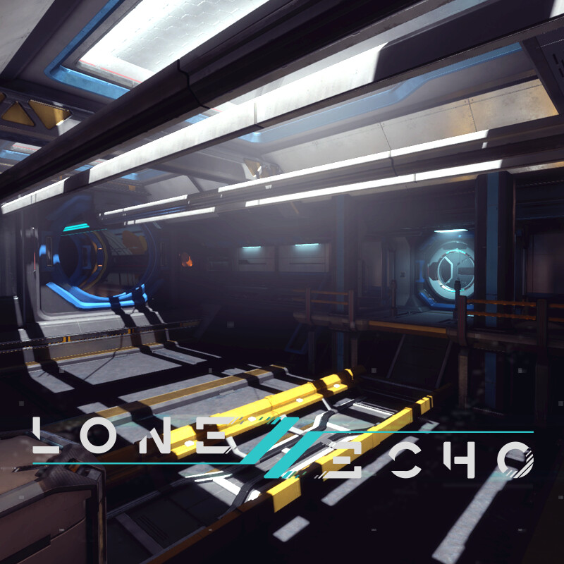 ArtStation - Lone Echo 2 - Habitat A Tram Staging Area