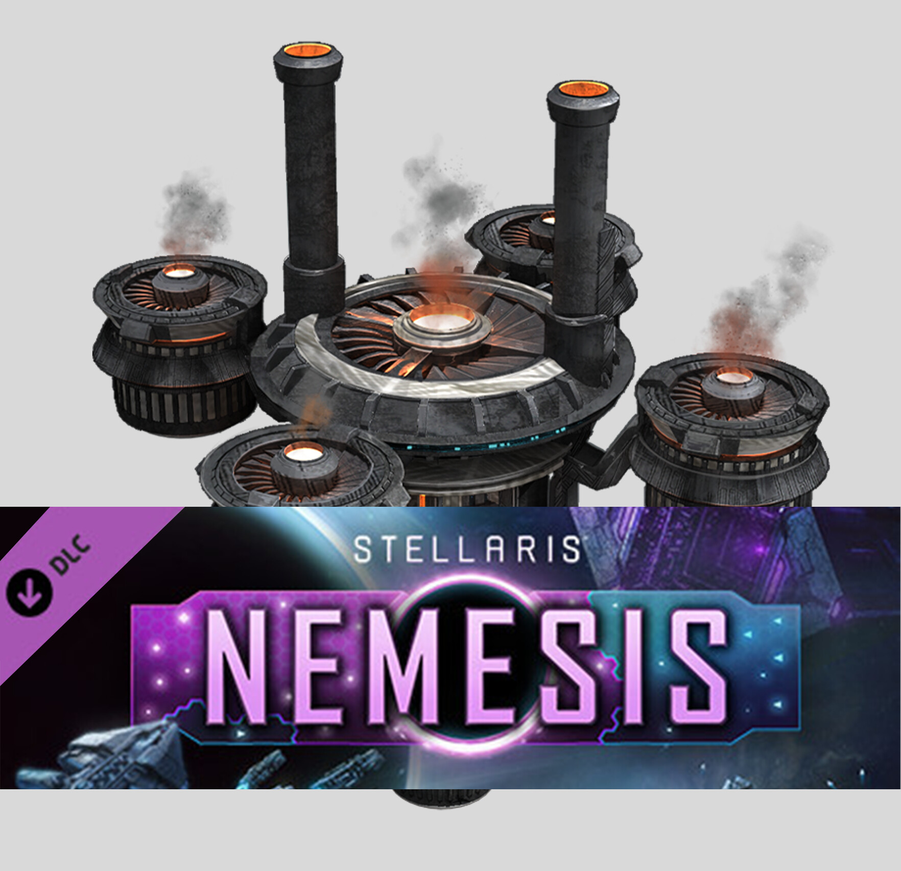 ArtStation Stellaris Nemesis Mining Station