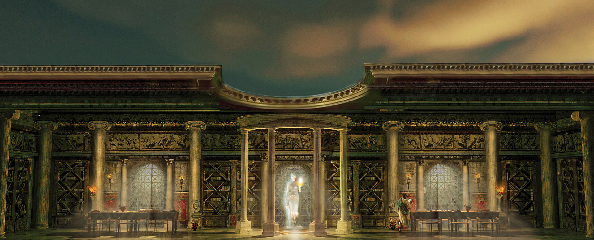 ArtStation Alexandria Ancient Library