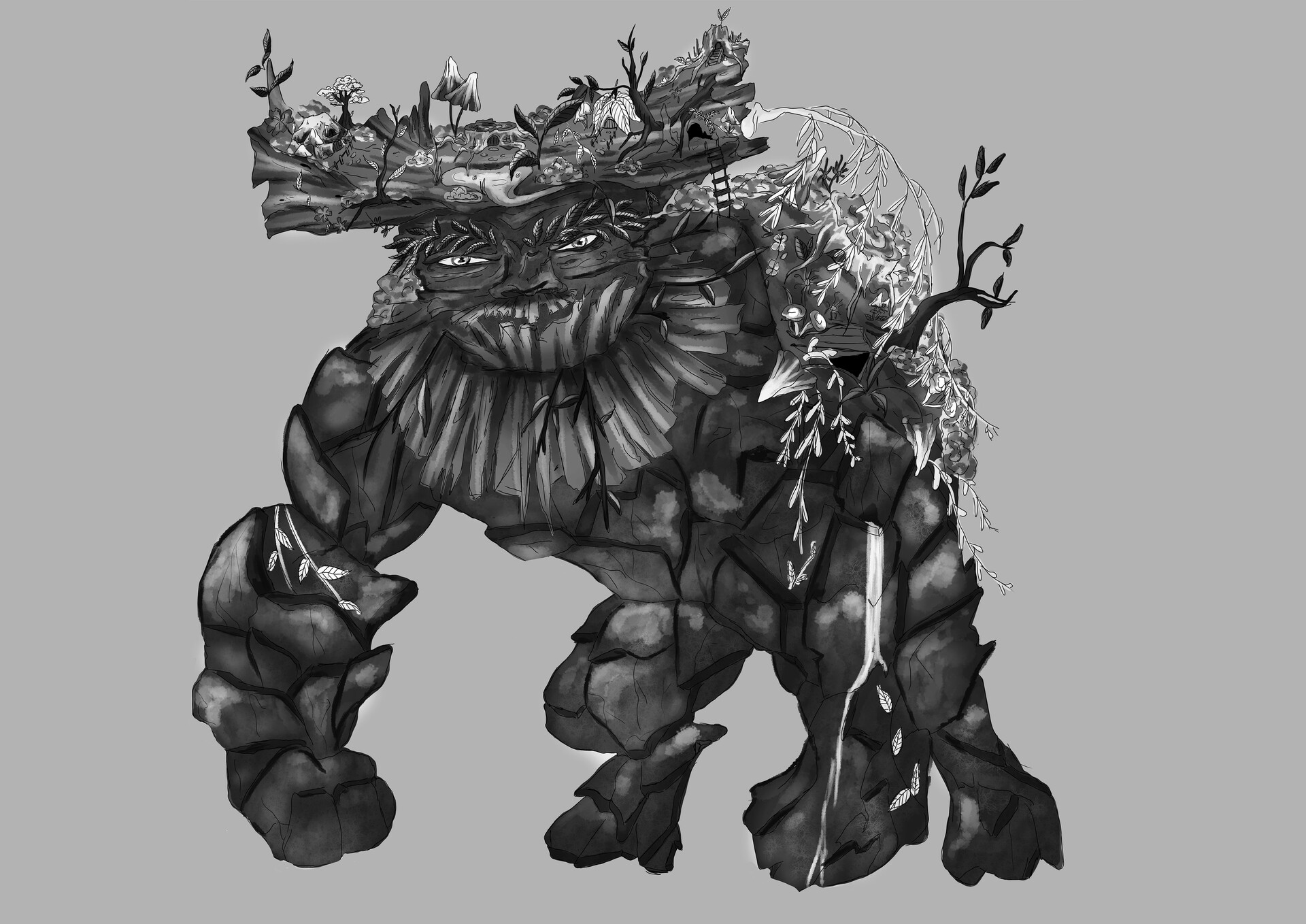 ArtStation - Concept art Forest Golem