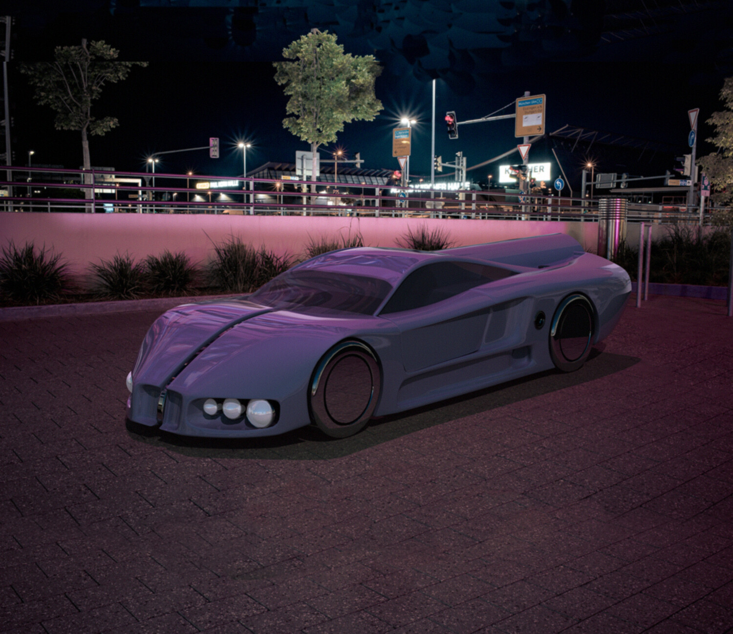 2050 Corvette EV Concept Car