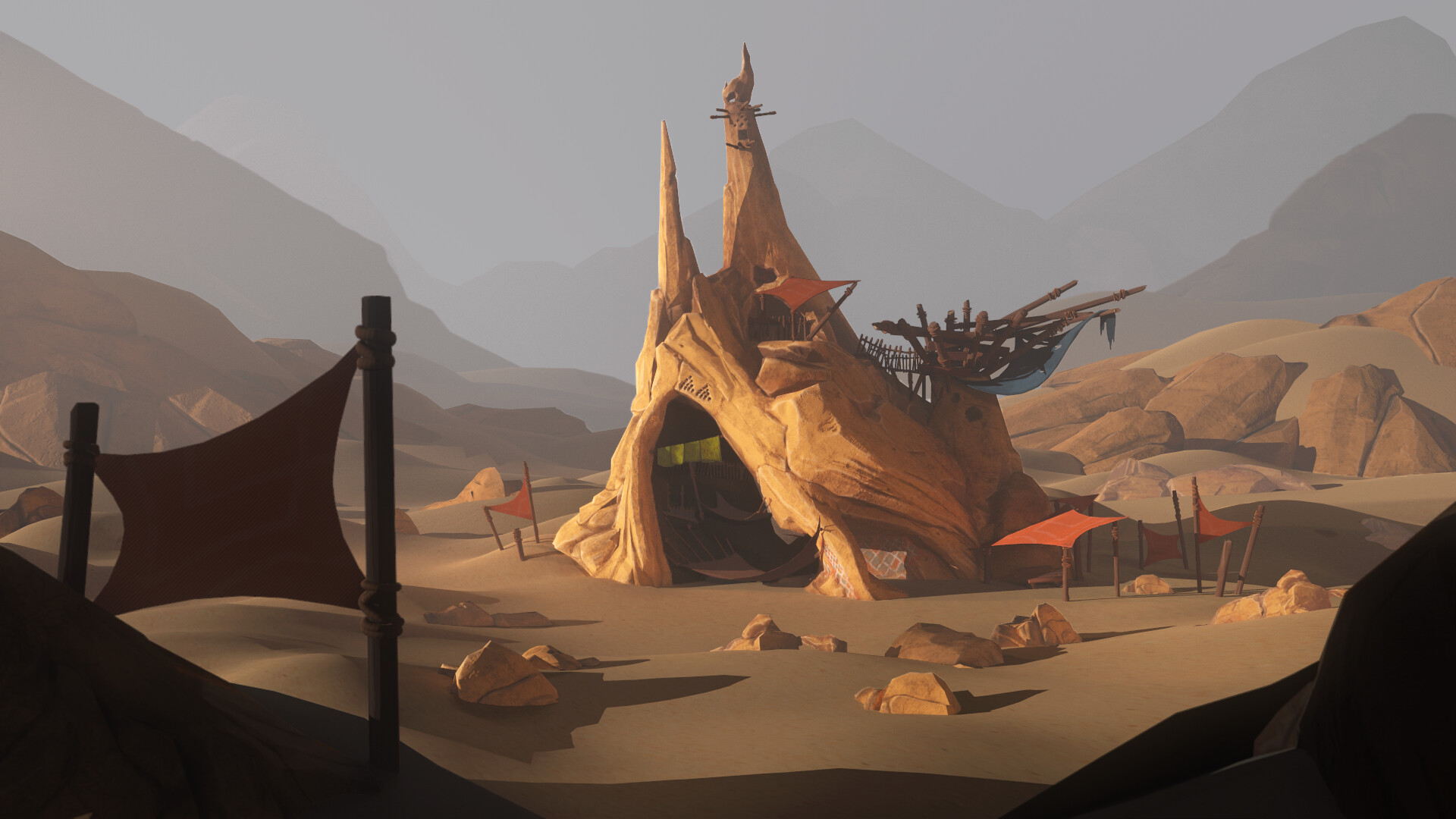 ArtStation - Tribe House - Environment Art