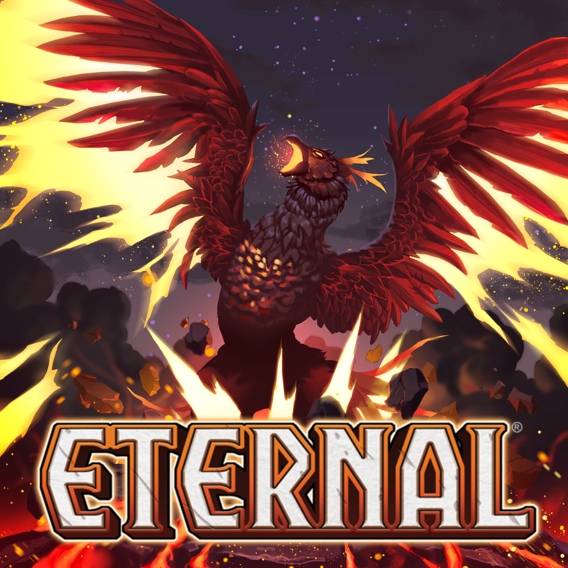 ArtStation - Eternal Card Game - Inferno Phoenix