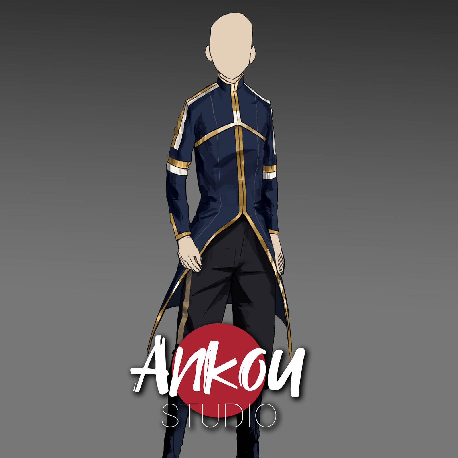 Ankou Character Design (Academy clothes)