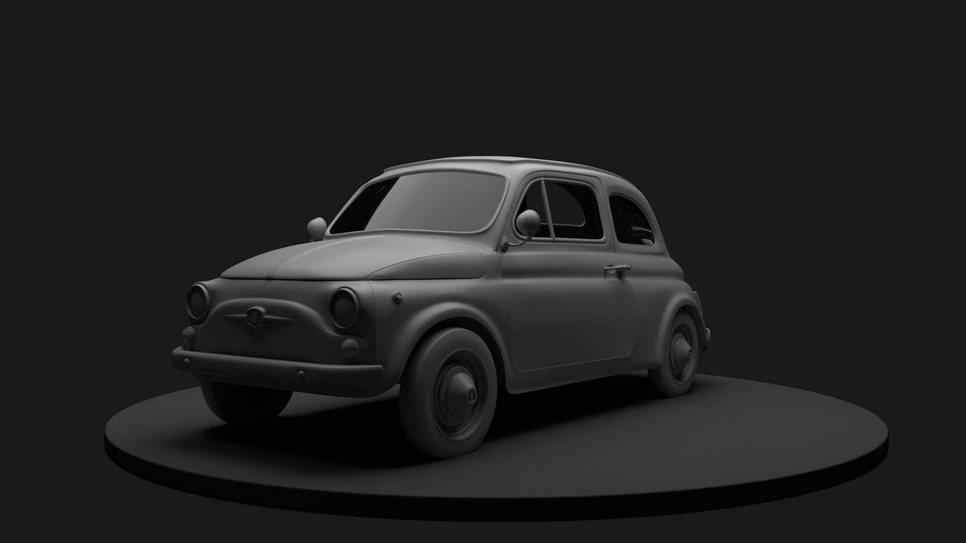 ArtStation - Old Fiat 500