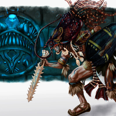 ArtStation - Orcanus - Atlantean Warrior