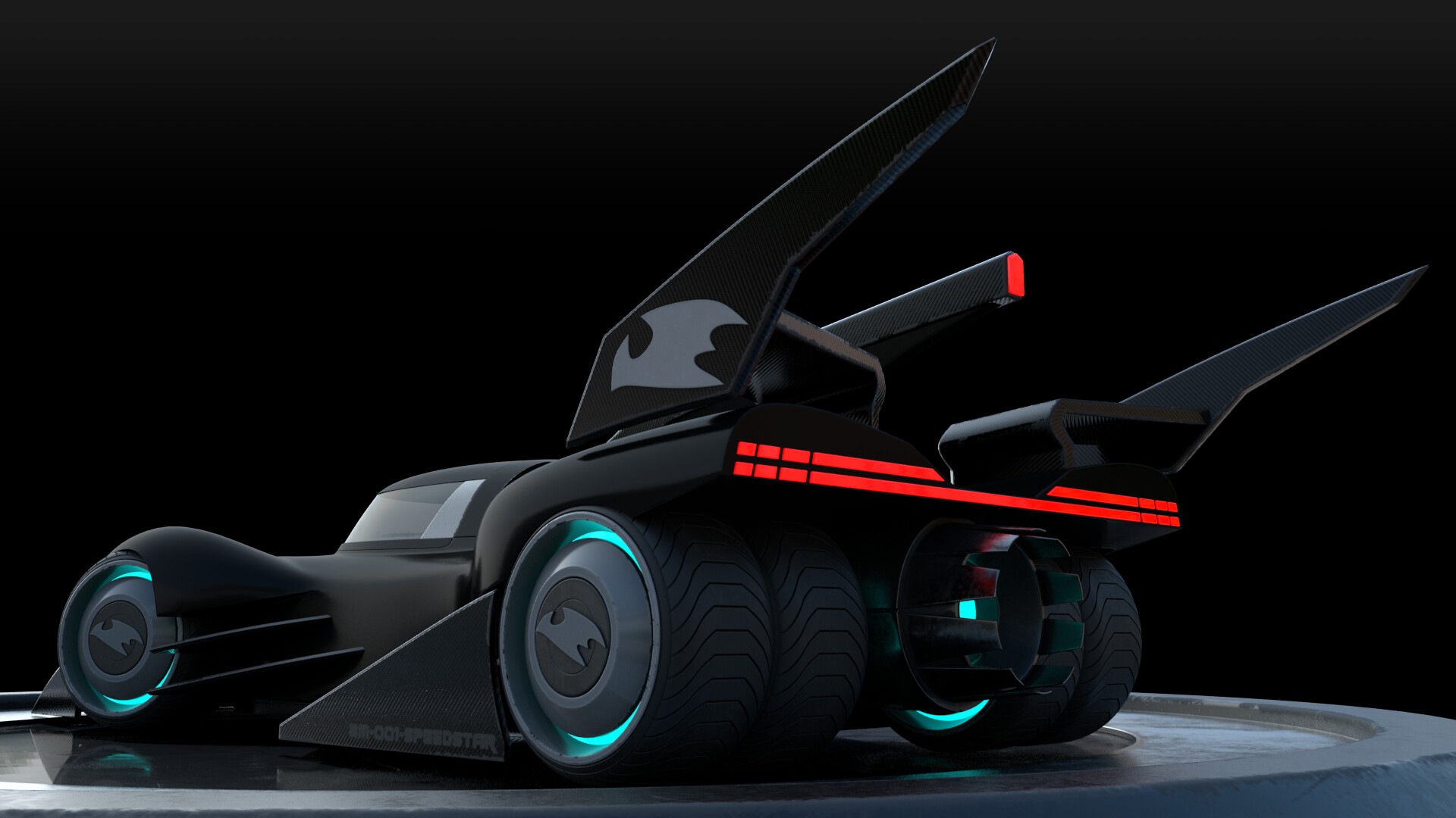 ArtStation - BATMOBILE 001 Speed Star