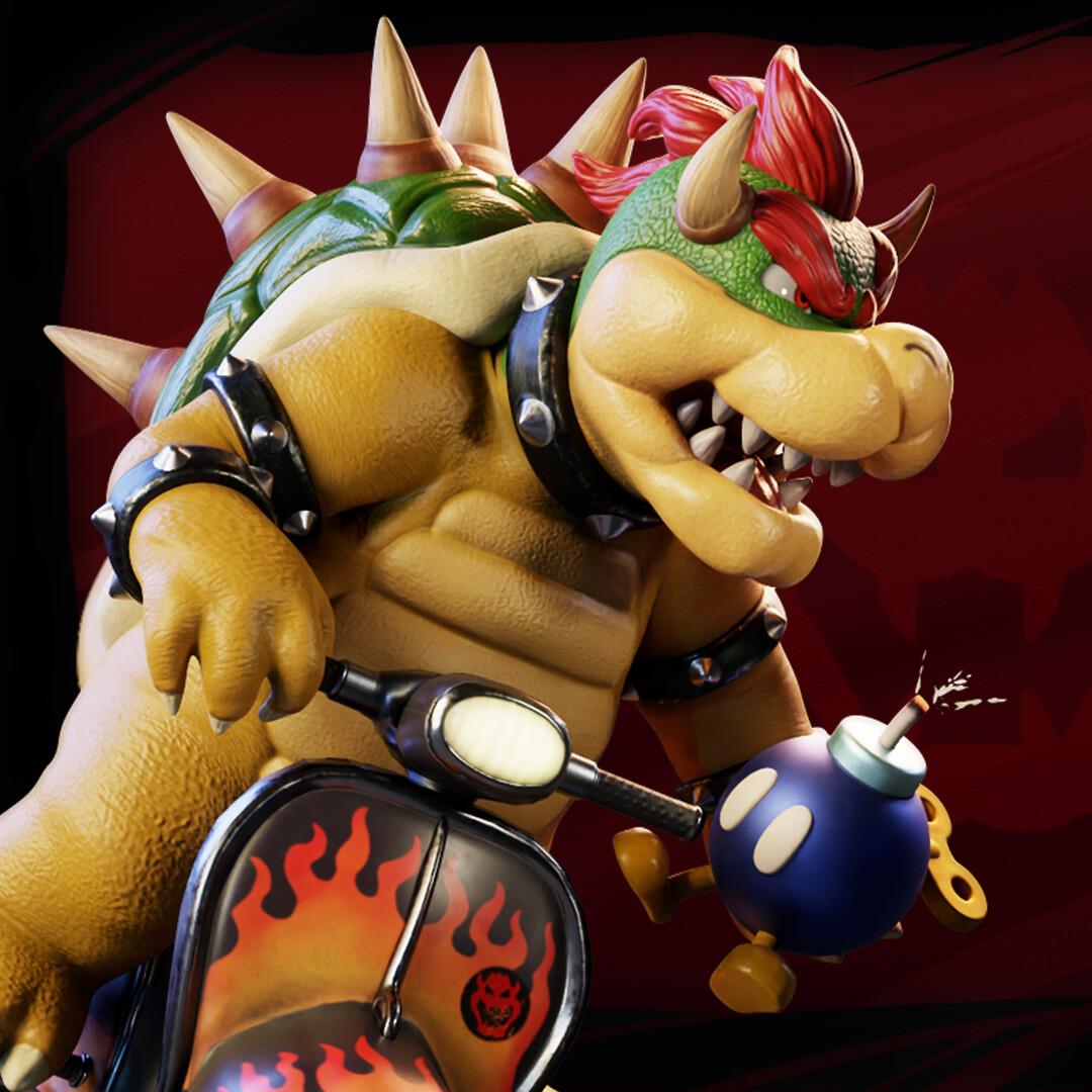 ArtStation - Bowser (Mario Kart 8)