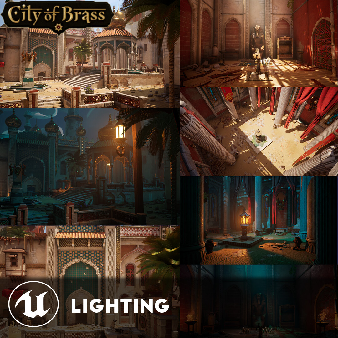 Artstation Ue4 City Of Brass Lighting