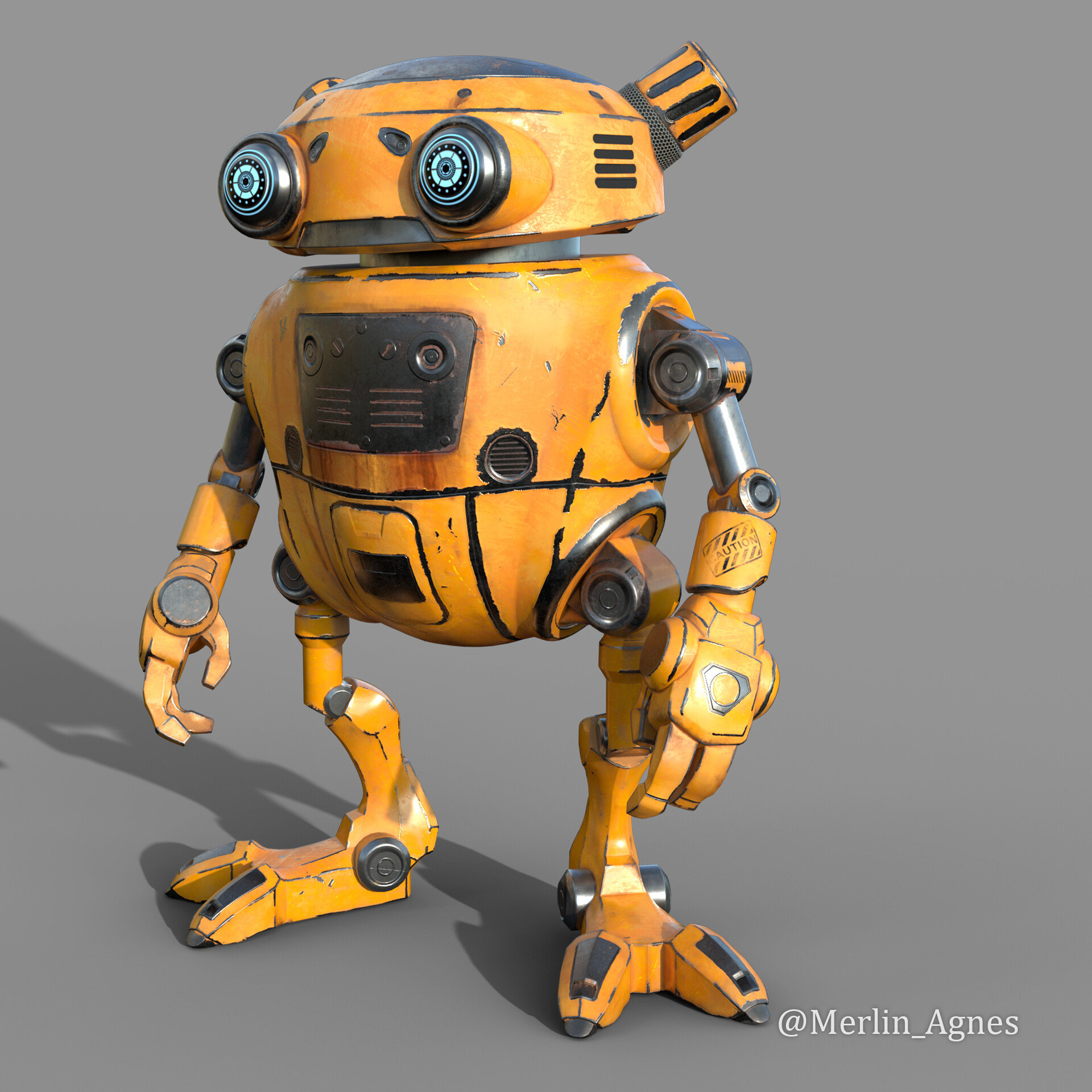 ArtStation - Eddie Robot Texturing