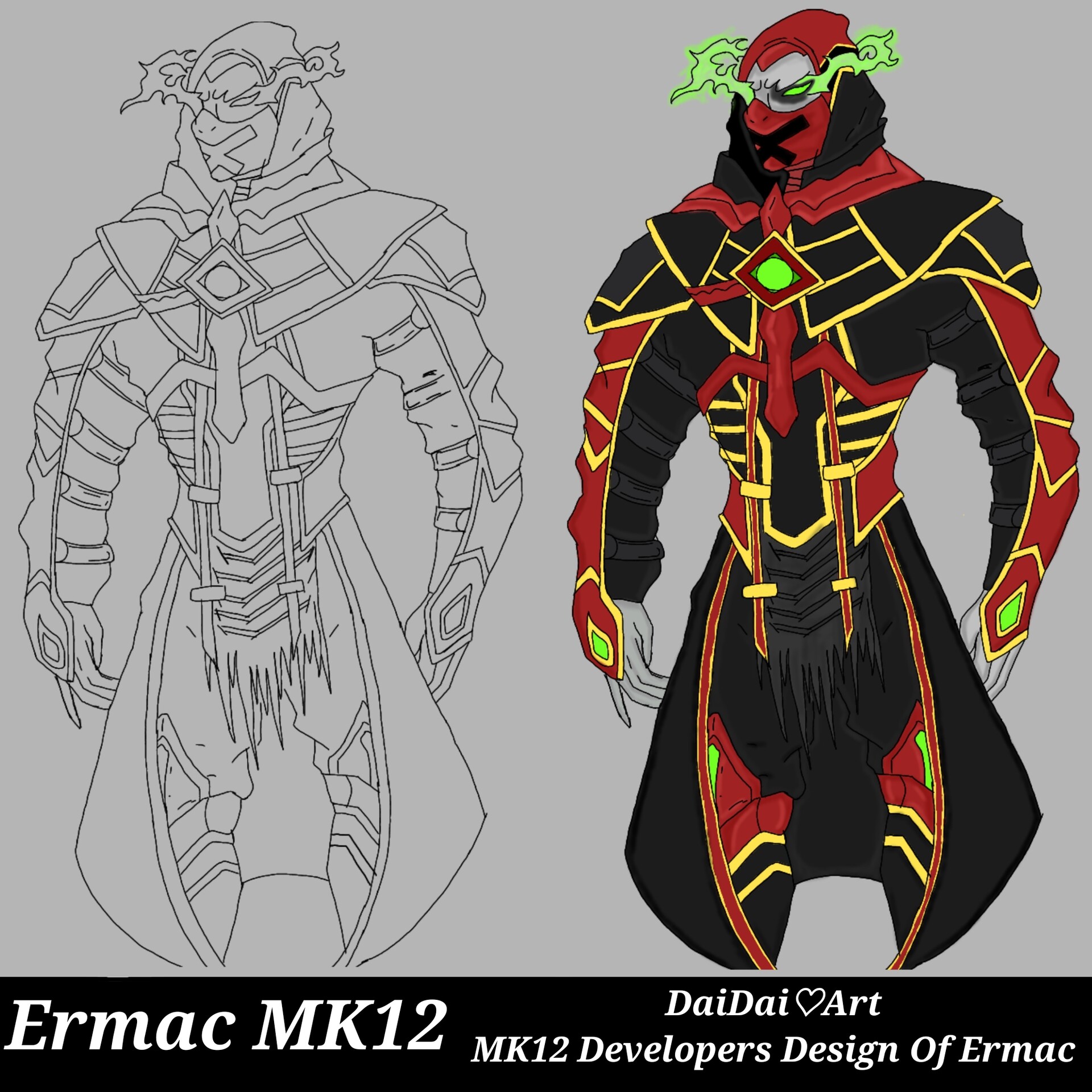 Daisha Bennett - Ermac MK12 Concept Design