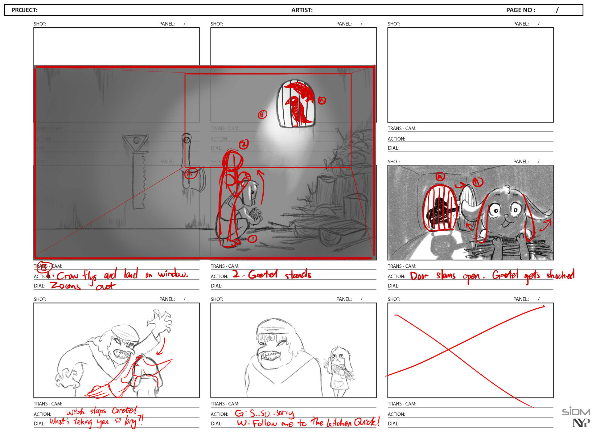 Yan Cheng Tang - Storyboard Compilation