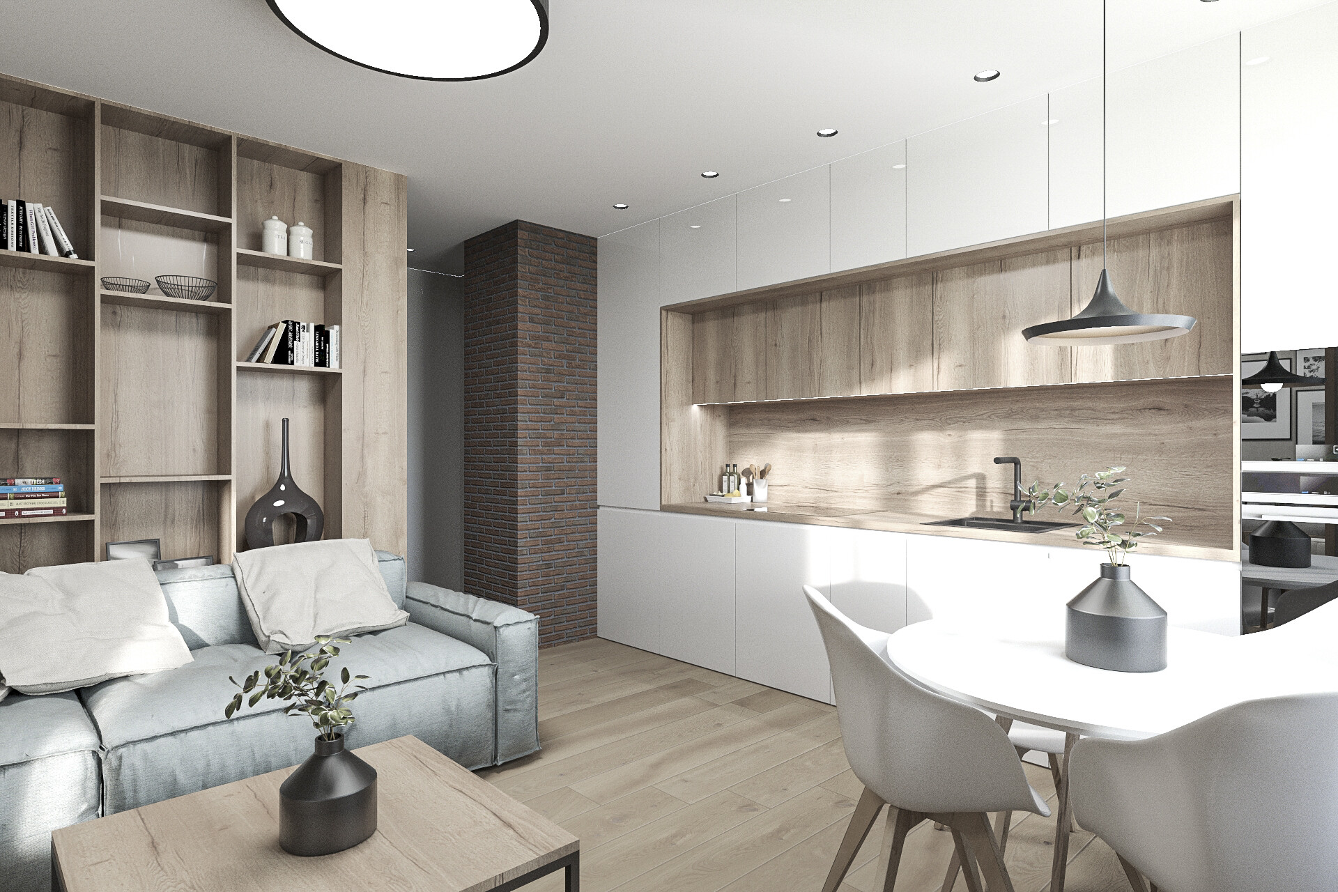 ArtStation - Interior design of modern flat