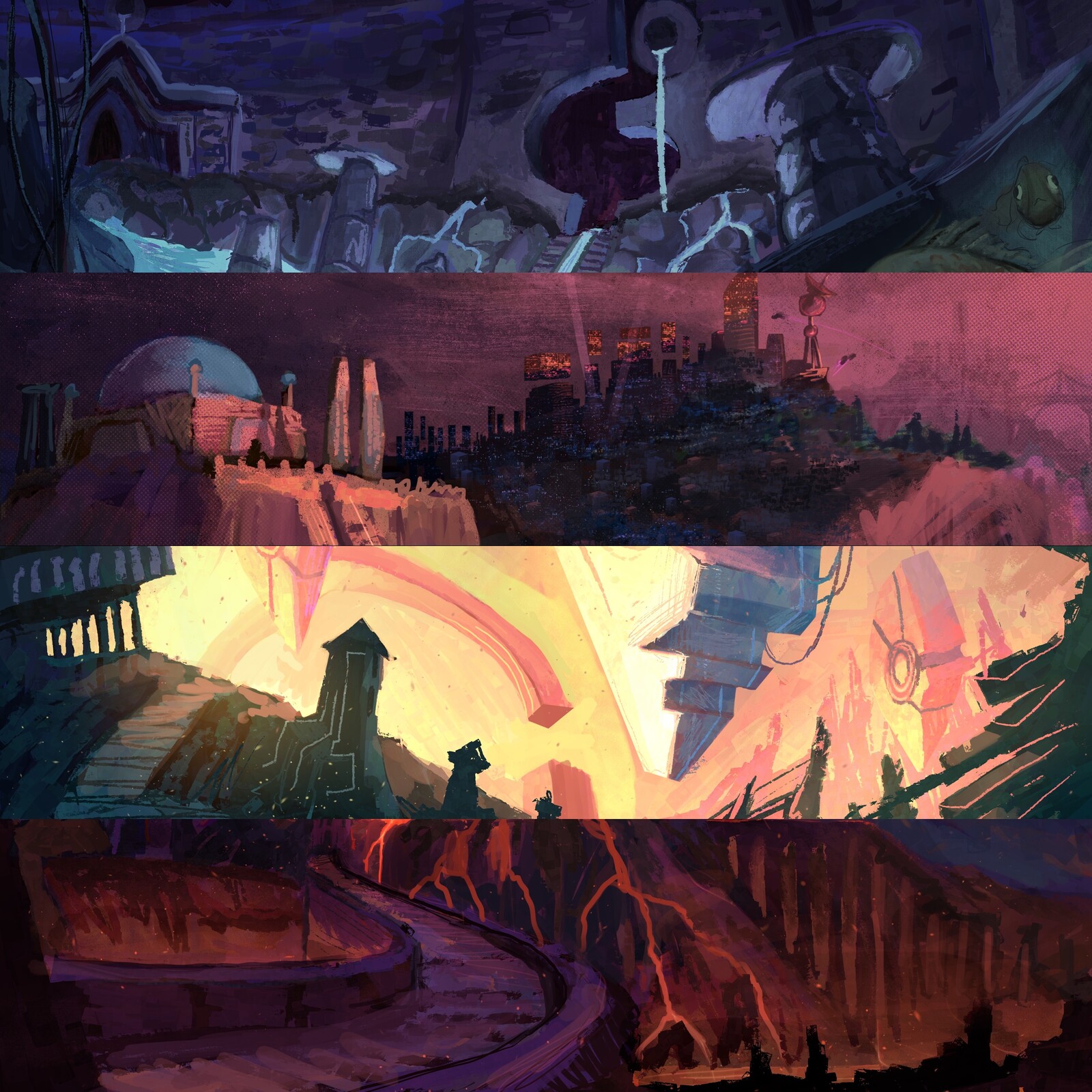 Environment Concept Paintings