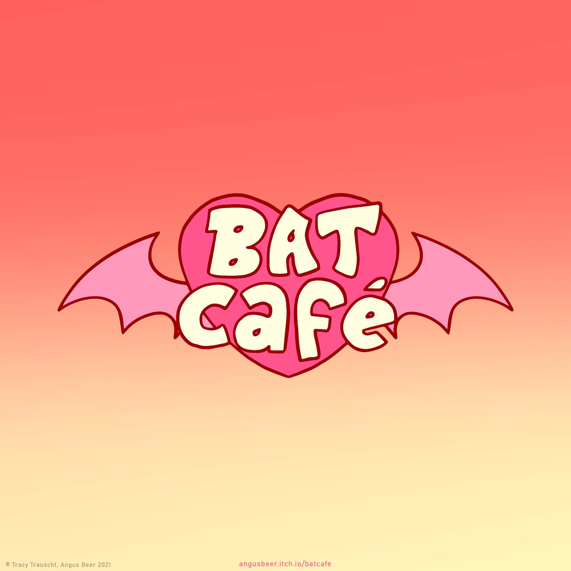 ArtStation Bat Café Logo design