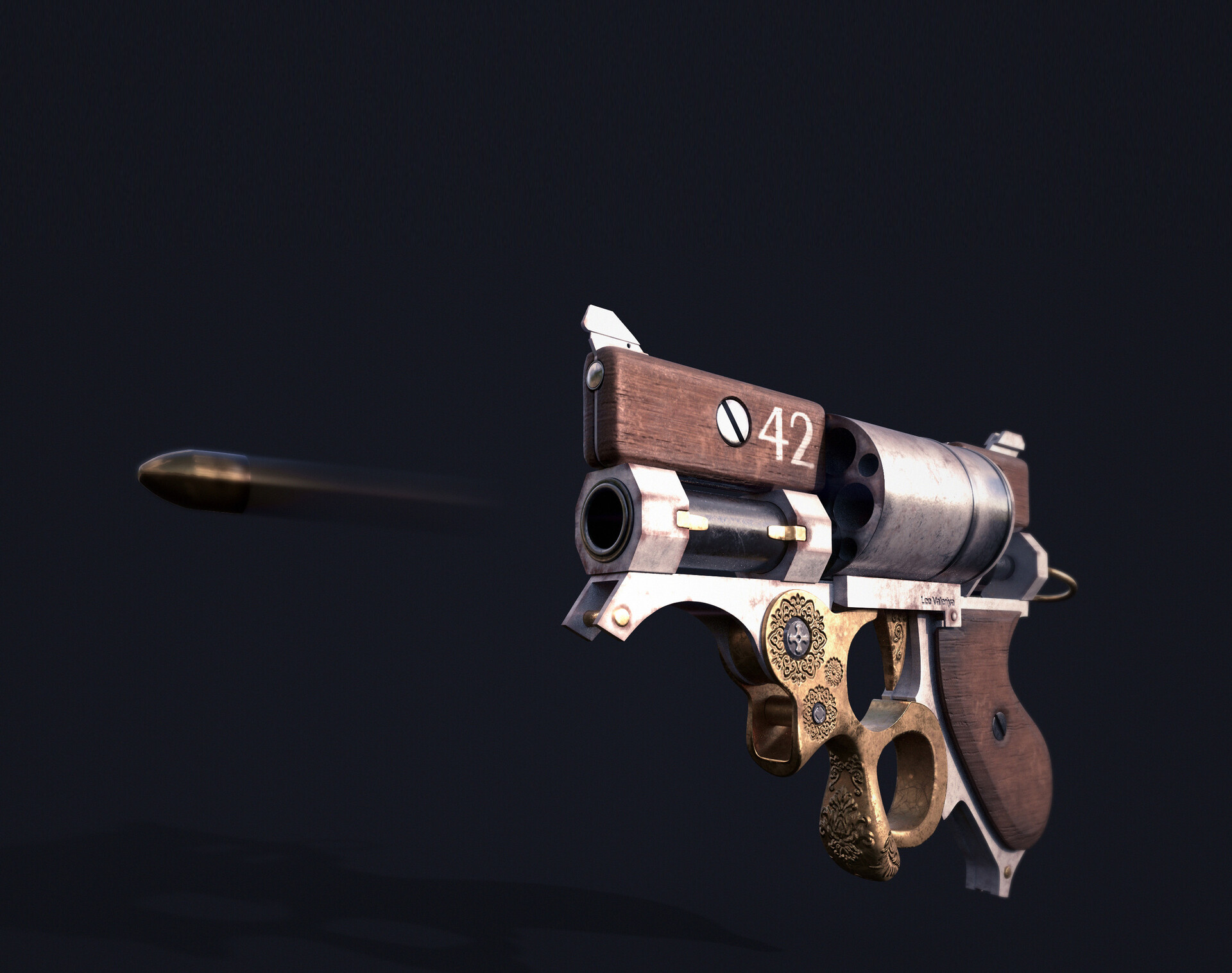 ArtStation - Steampunk_revolver