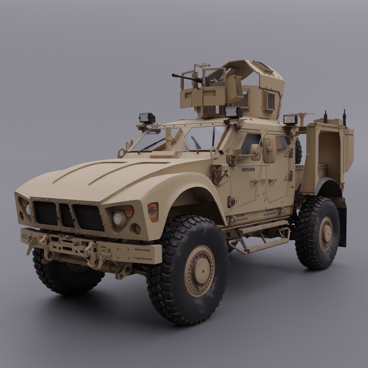 ArtStation - Oshkosh M-ATV MRAP