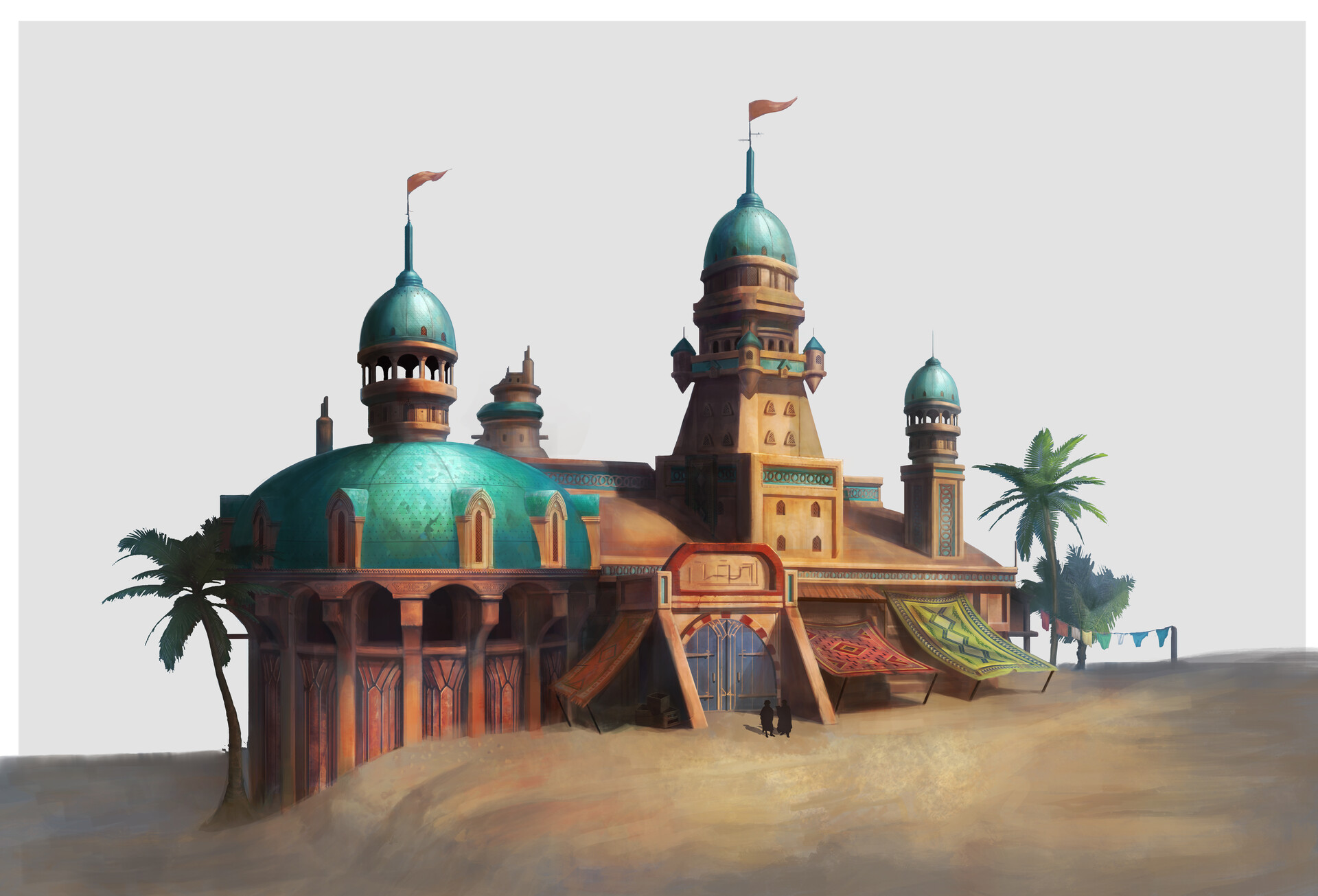 ArtStation - Oasis Inn. 