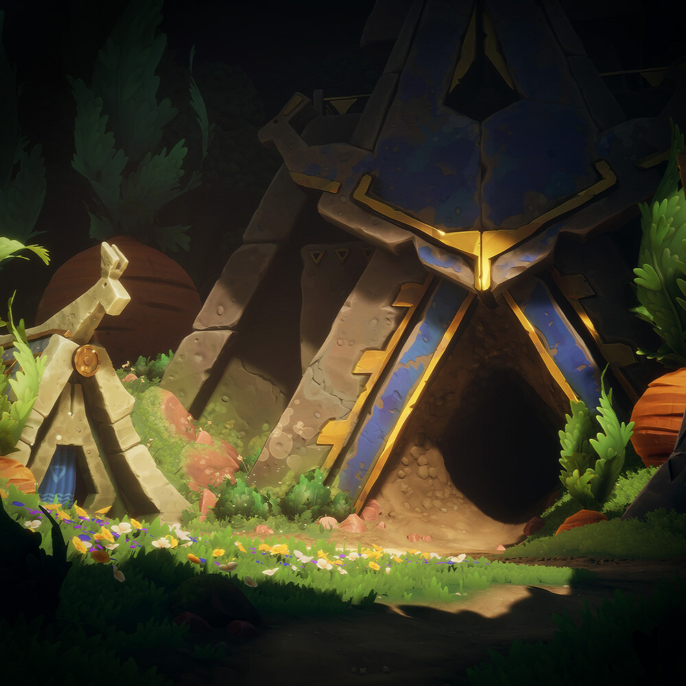 ArtStation Carrot Tree Forest Untamed When Animals Ruled the World