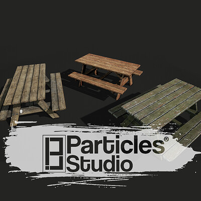 Picnic Table Game Ready Asset