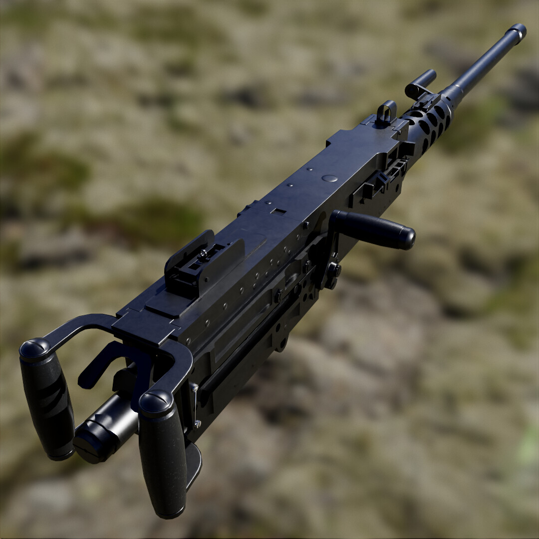 ArtStation - M2 Browning With Quick Change Module