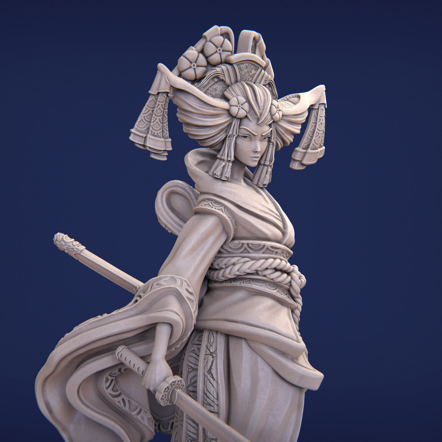 ArtStation - O Yumi 3D Miniature