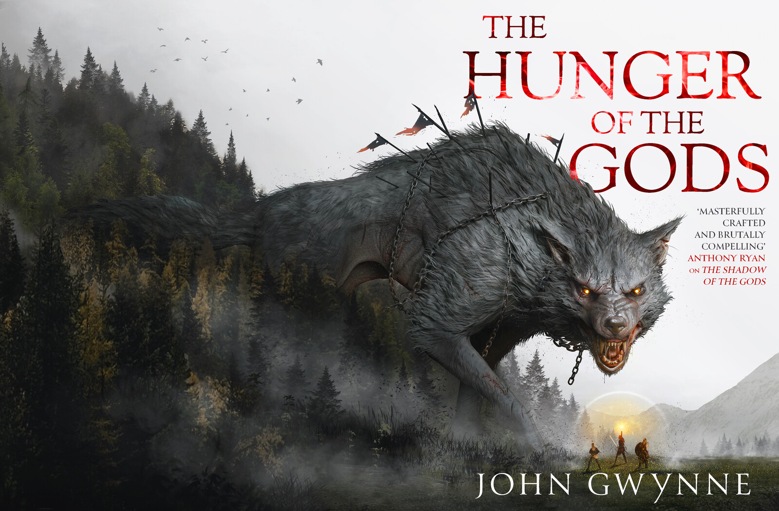 The Hunger of the Gods - Book Cover Art (Freelance)