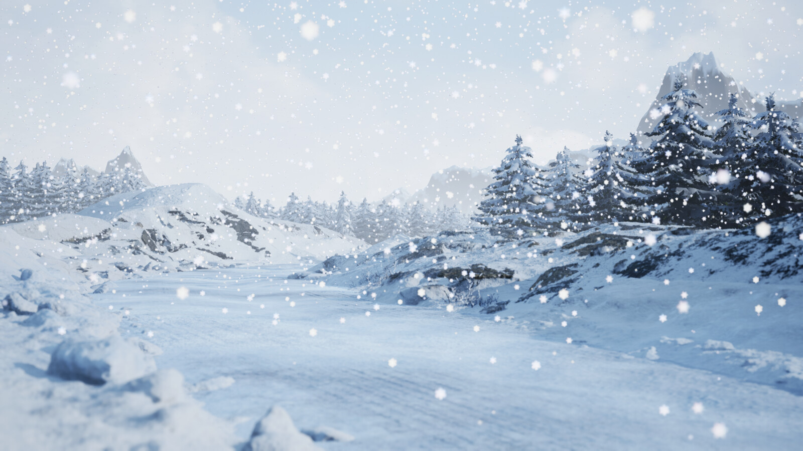 Snow Scene | Landscape Test