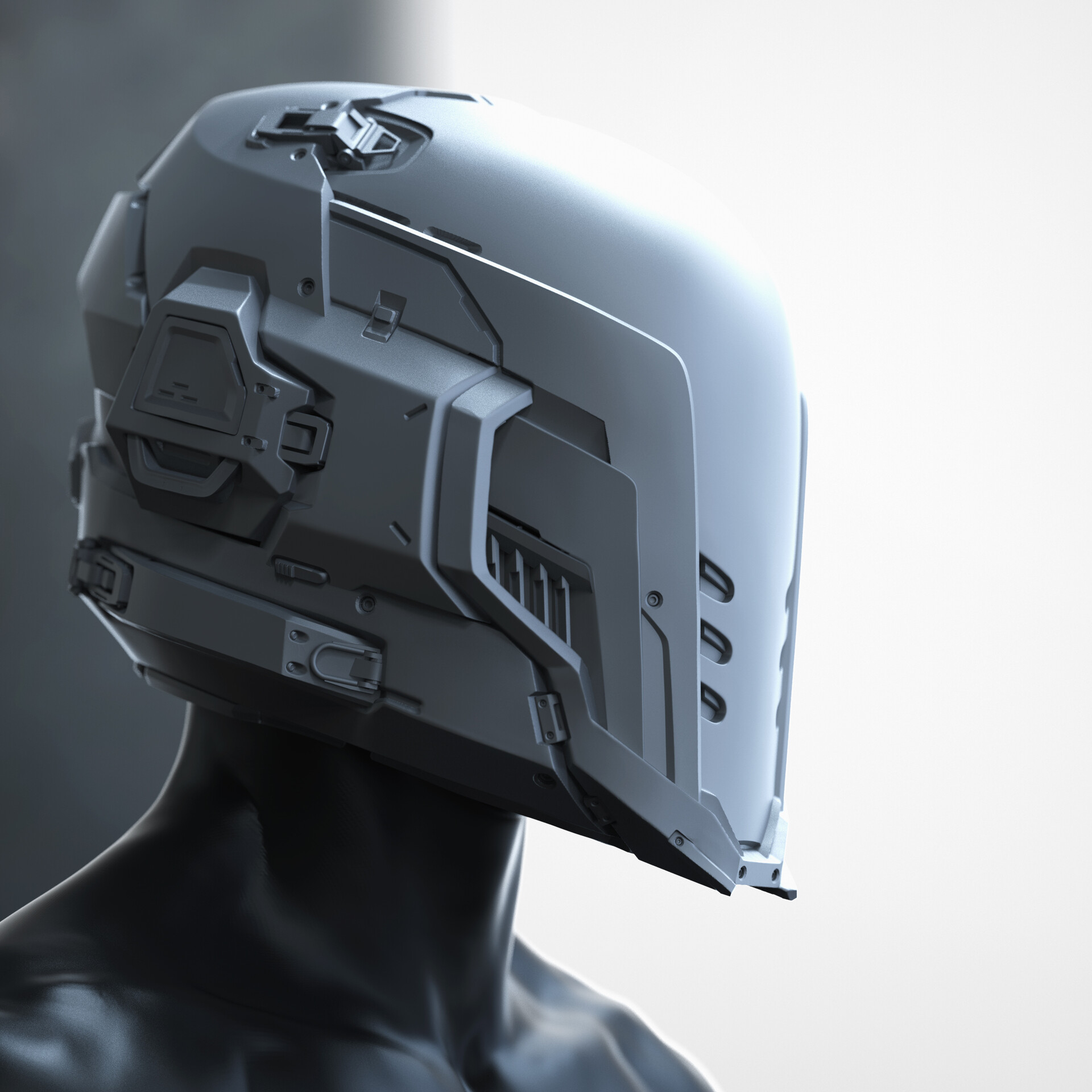 ArtStation - LMS helmet redesign