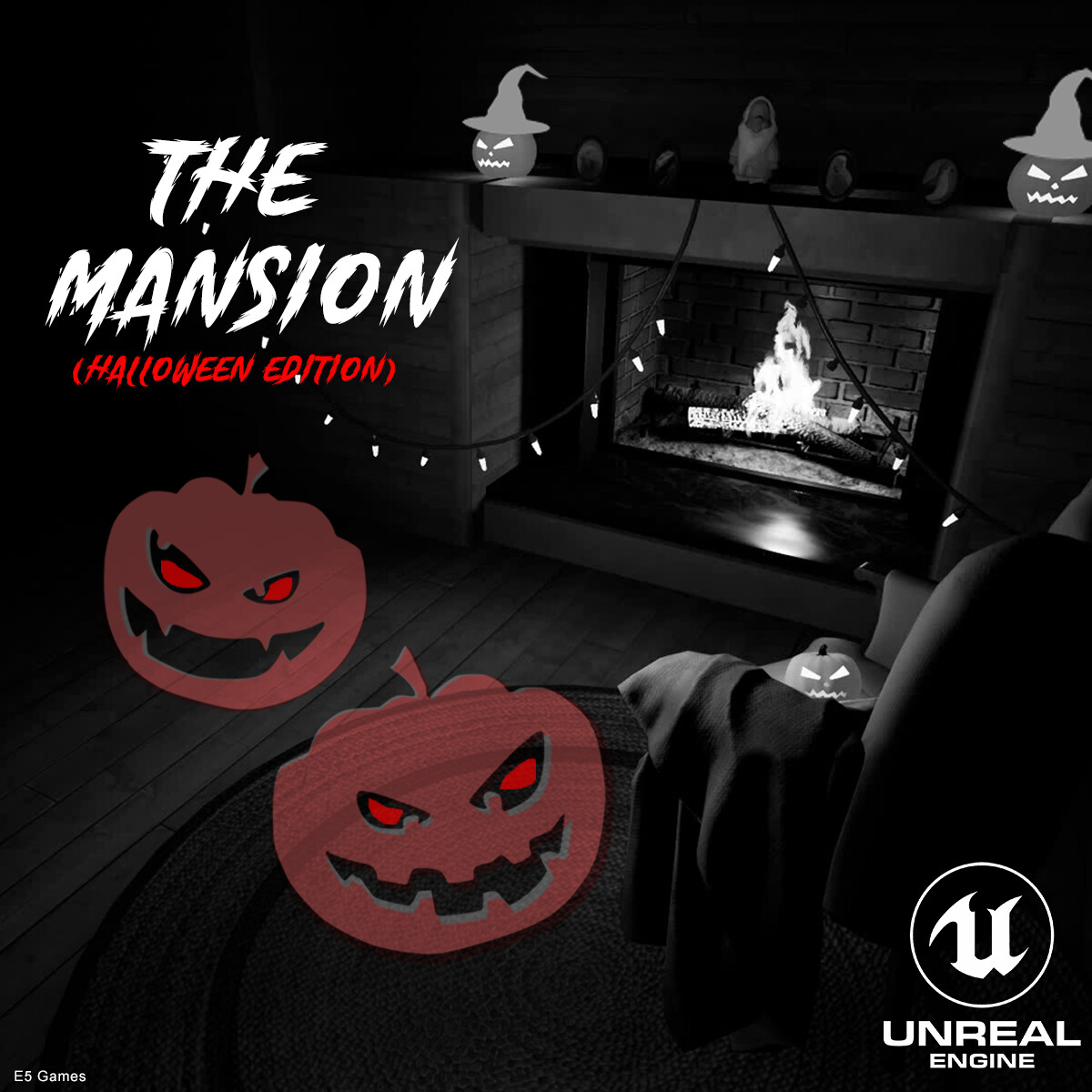 ArtStation The Mansion Game (Halloween Edition) in UE4..