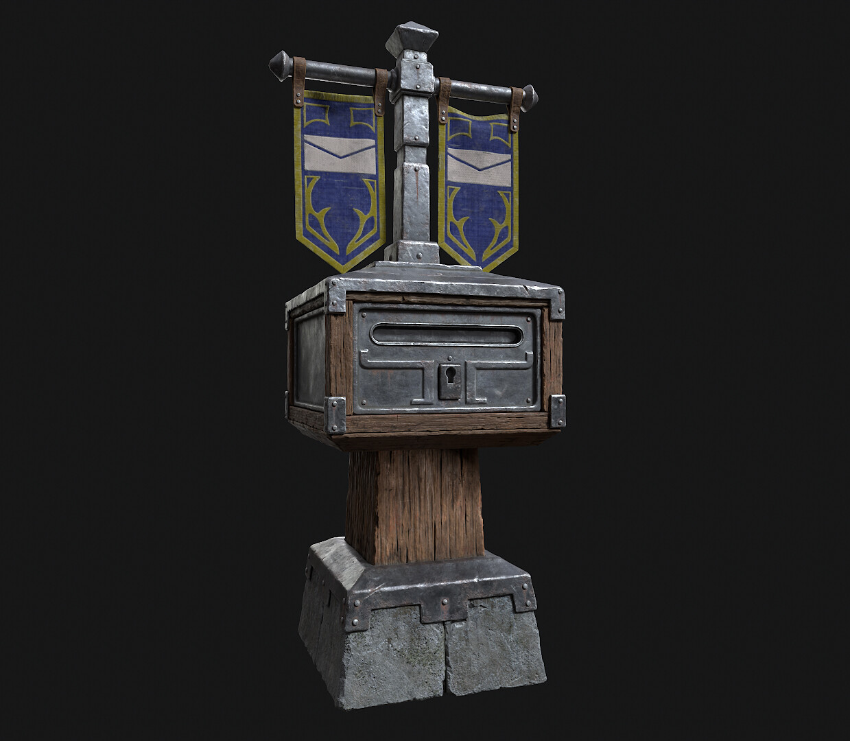 ArtStation Alliance Mailbox (World of Warcraft Fan Made)