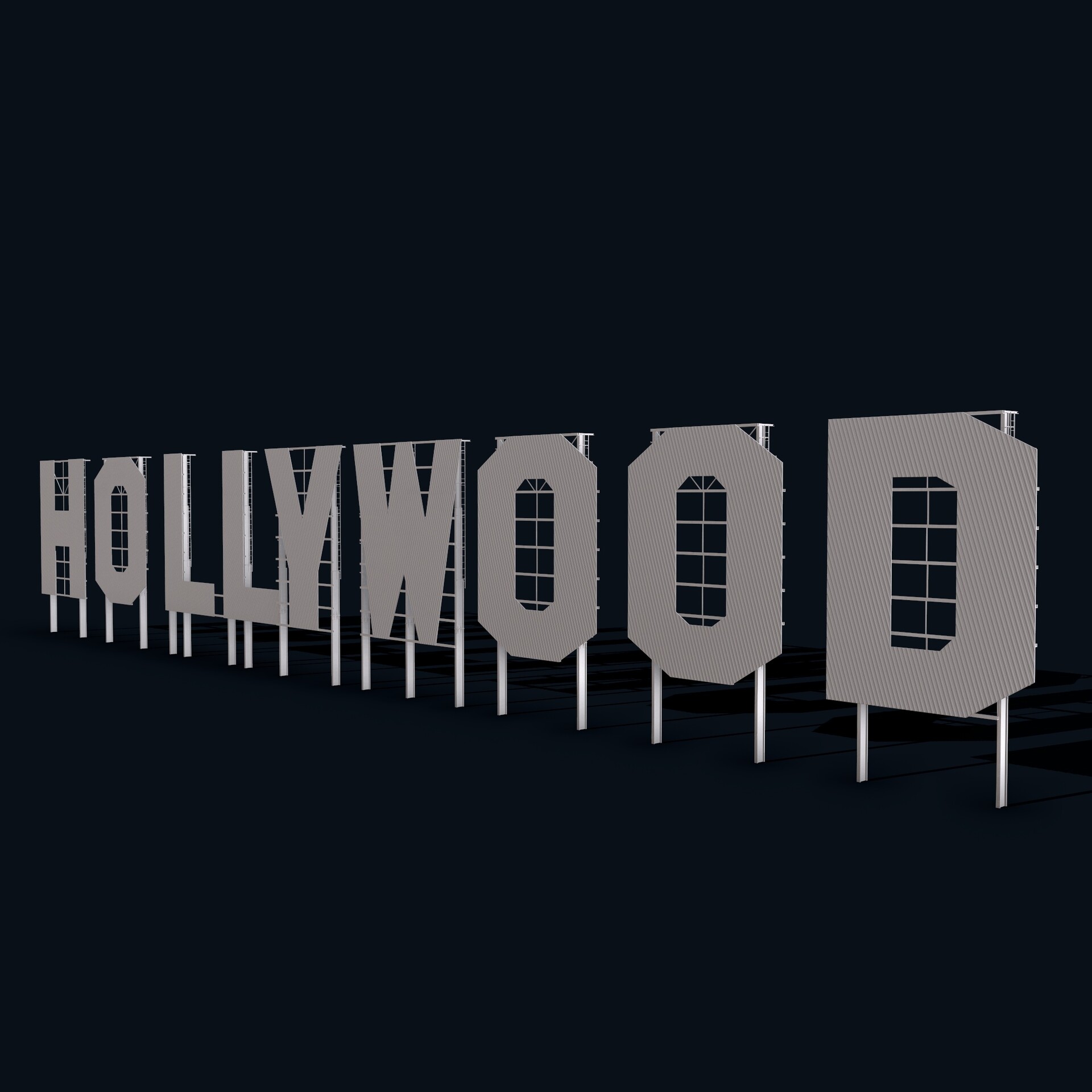 ArtStation - [2021] Hollywood Sign