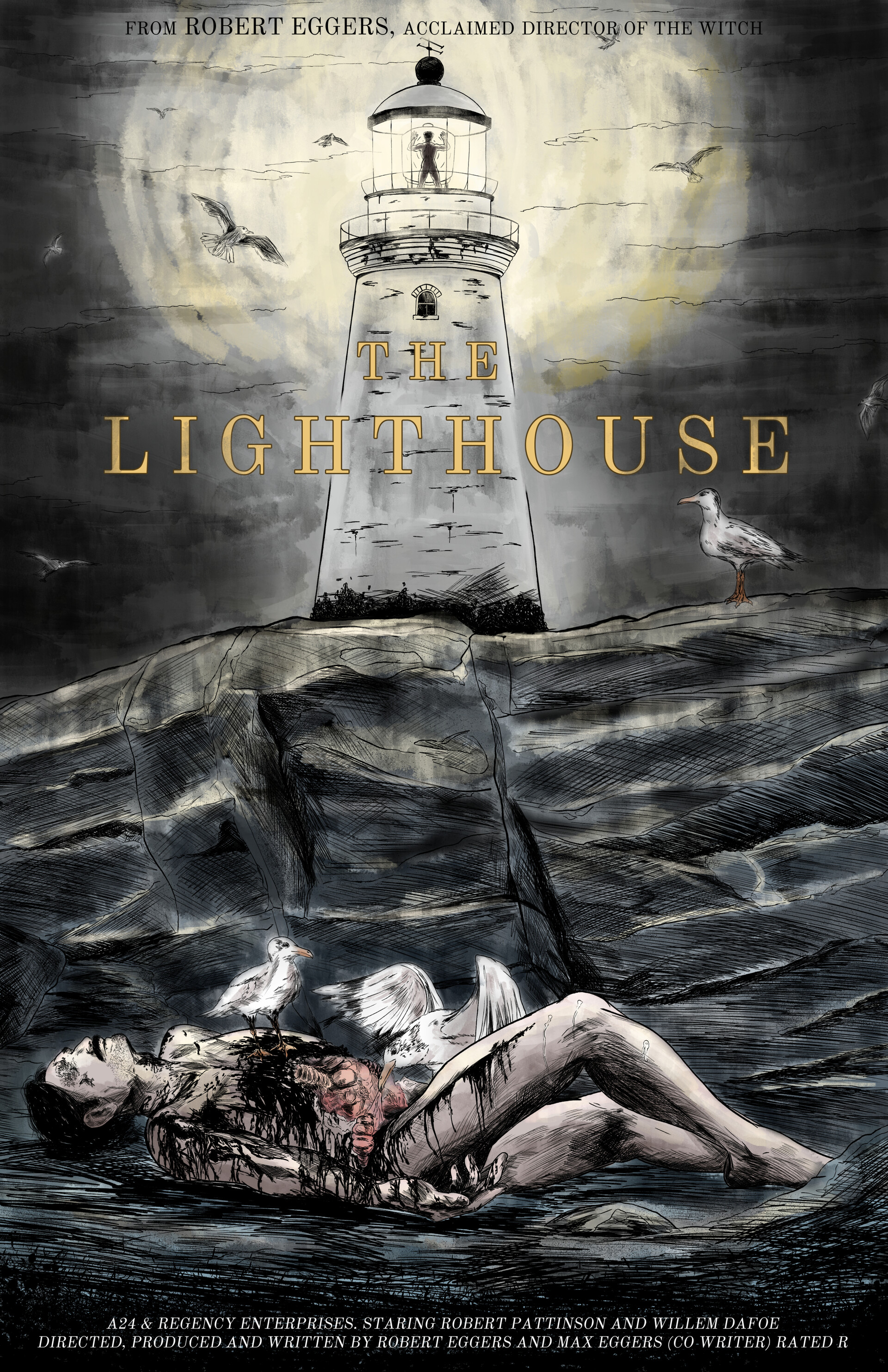 ArtStation The Lighthouse Movie Poster