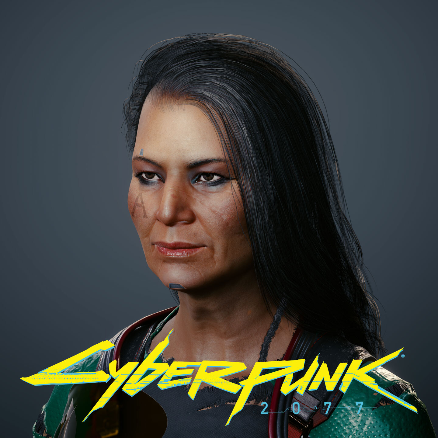 ArtStation Cyberpunk 2077 Dakota Hair