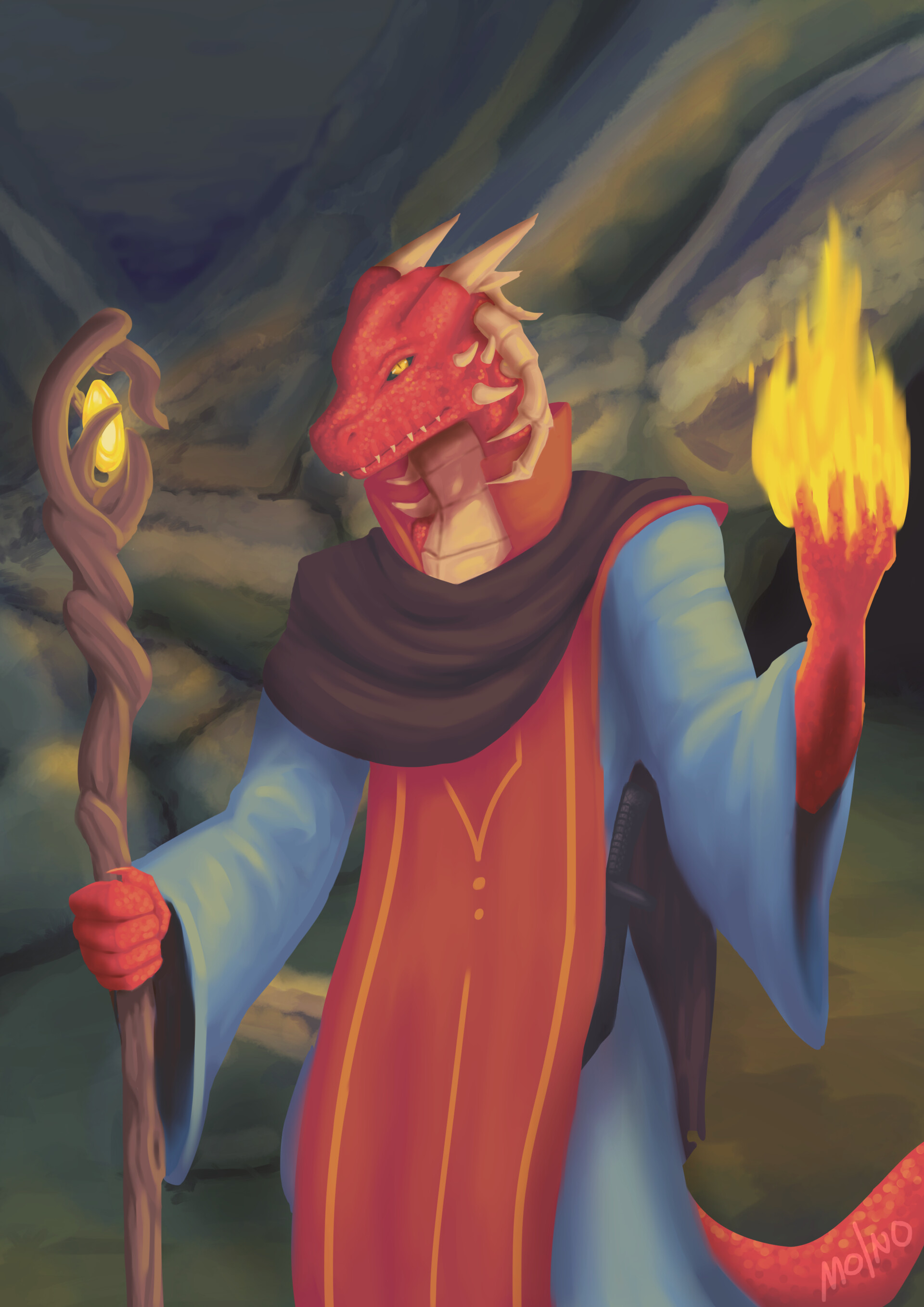 ArtStation - The Red Wizard
