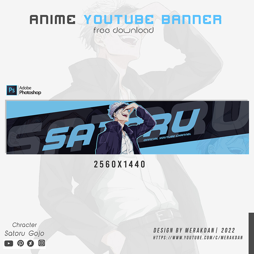 Anime YouTube Banner - Venngage