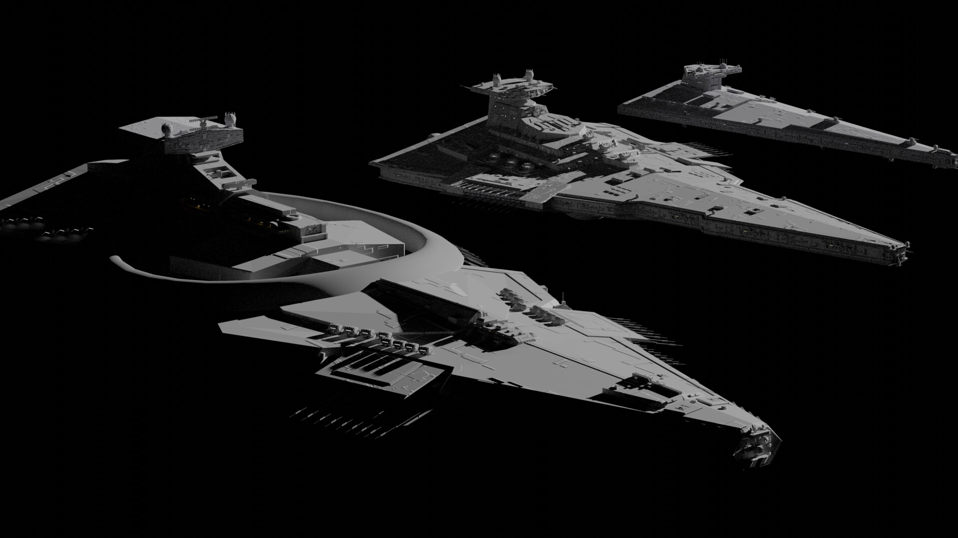 ArtStation - Tyrant Class Missile Cruiser