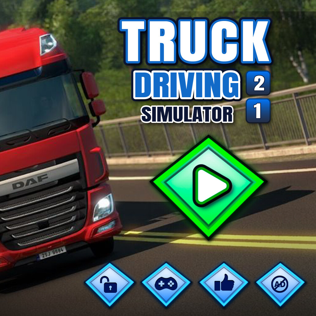 ArtStation - Truck Driving Simulator Game UI Design.