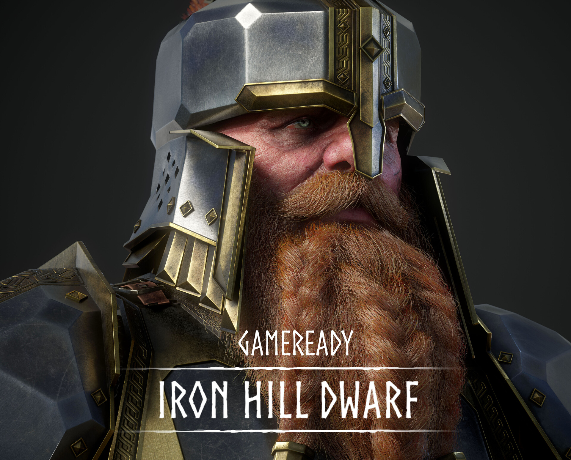 ArtStation Gameready Iron Hill Dwarf